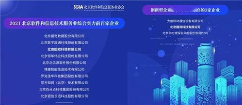 新年捷報，雙榜題名 國雙榮登2021北京軟件和信息服務業年度榜單，引領投資與管理新篇章